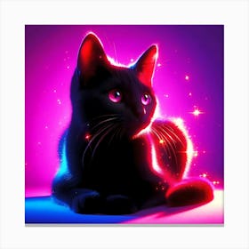 Feline Cat Creative Artwork Illustration 92 Canvas Print