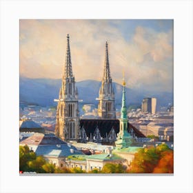 Vienna Cathedral Canvas Print