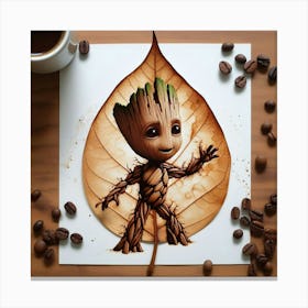 Guardians Of The Galaxy Groot 4 Canvas Print