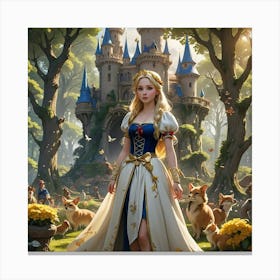 Cinderella Canvas Print