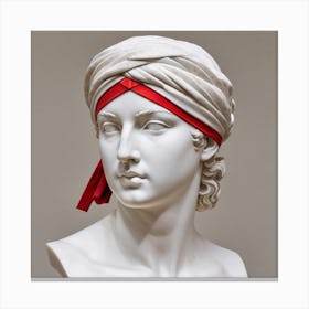 Bust Of A Woman Wearing A Turban Canvas Print