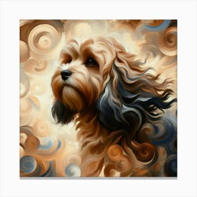 Dog Painting 1 Canvas Print