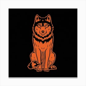 Wolfy Canvas Print