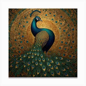 Peacock 24 Canvas Print