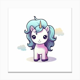 Cute Unicorn 798 Canvas Print