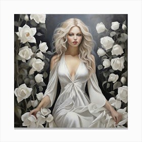 Leonardo Diffusion Xl Mystical Allure Portrays White Women In 0 Canvas Print