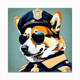 Police Dog 3 Canvas Print