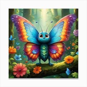 Aetherwing Butterfly #6 Canvas Print