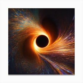 Black Hole - Black Hole Stock Videos & Royalty-Free Footage 2 Canvas Print