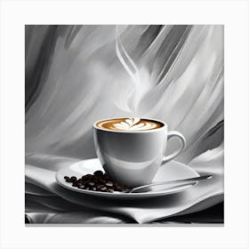 Coffee Painting 4 Canvas Print