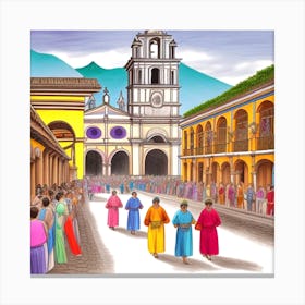 Guatemala City 3 Canvas Print