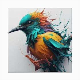 Colorful Bird 2 Canvas Print