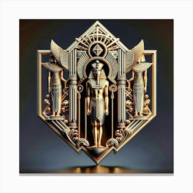 Egyptian Art Deco 14 Canvas Print