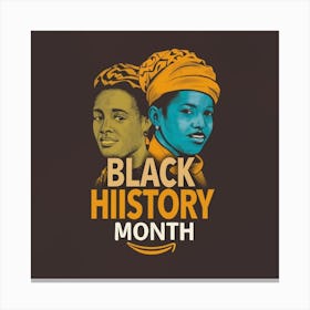 Black History Month Canvas Print