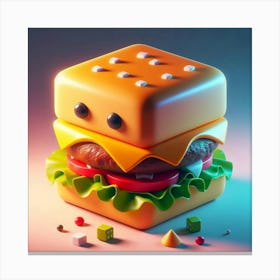 Burger 1 Canvas Print