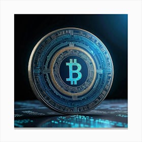 Bitcoin Coin 3 Canvas Print