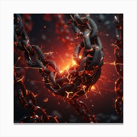 Chain Of Fire Canvas Print