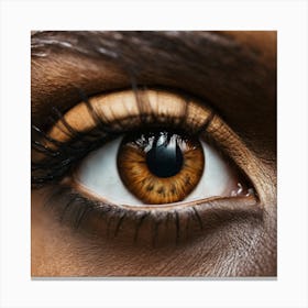 Brown Eye 1 Canvas Print