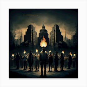 The Awakening Flame Canvas Print