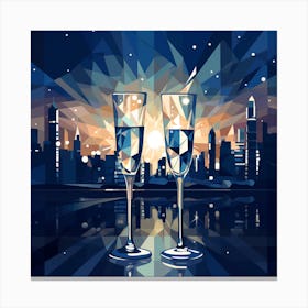 New Year'S Eve 4 Canvas Print