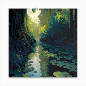 Lily Pond Canvas Print