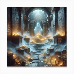 Ancient Ruin Treasury Curse Canvas Print