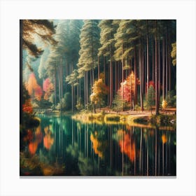 Autumn Forest 129 Canvas Print