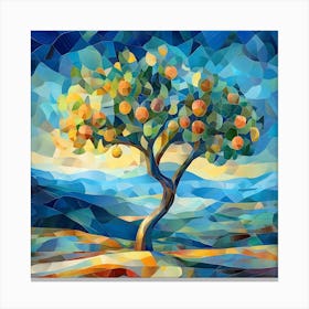 Modern Pear Tree 3 Canvas Print