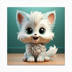 Cute Kitty 3 Canvas Print