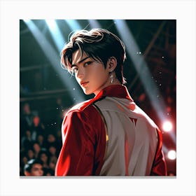 Korean Idol Canvas Print