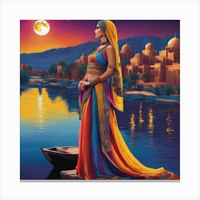 arabic Woman Canvas Print