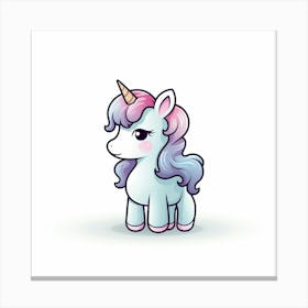 Cute Unicorn 315 Canvas Print