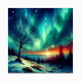 Aurora S Symphony 4 Canvas Print