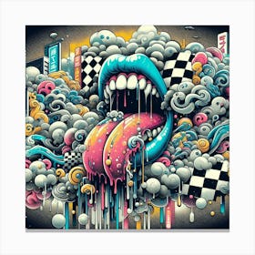 Psychedelic Art 45 Canvas Print