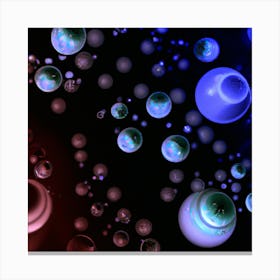 Bubbles In The Air Canvas Print