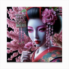 Geisha Canvas Print