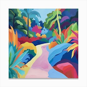Colourful Gardens San Diego Botanic Garden Usa 3 Canvas Print