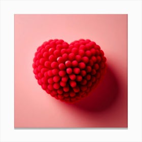 Heart Shaped Red Balls Canvas Print