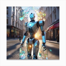 Futuristic Robot 12 Canvas Print