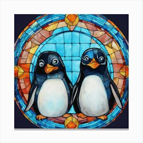 Penguins Canvas Print