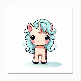 Cute Unicorn 649 Canvas Print