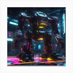 Futuristic Robot 72 Canvas Print