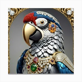 Jewelled Parrot 9 Canvas Print