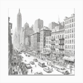 New York City 5 Canvas Print