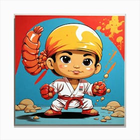 Karate Kid 1 Canvas Print