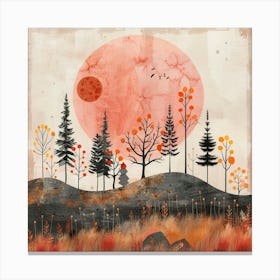 Autumn Trees Canvas Print