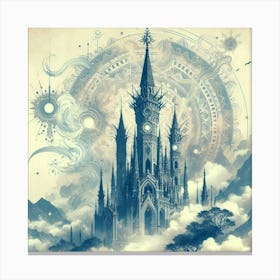 Castle In The Sky 11 Canvas Print