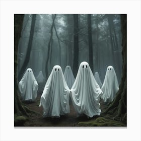 Ghosts In The Woods 1 Canvas Print