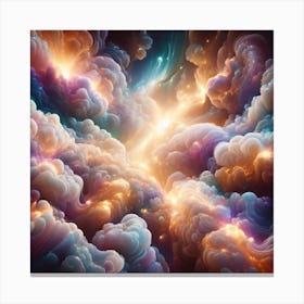 Abstract Clouds In The Sky Canvas Print