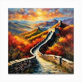 Great Wall of China Canvas Print
